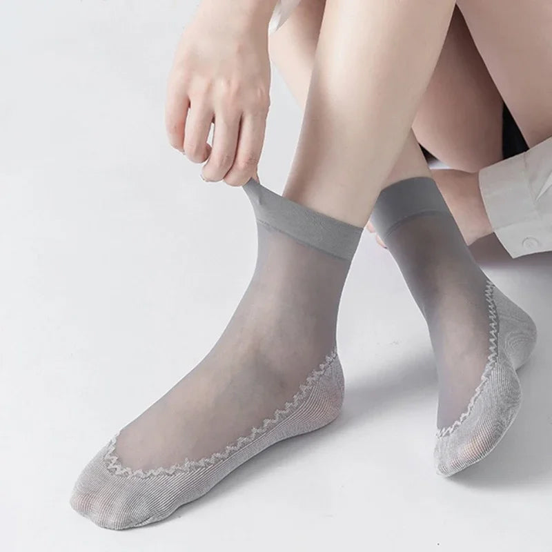 ShapewearPK™ Silky Anti-Slip Cotton Socks😍